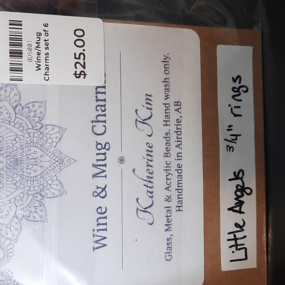 Wine Charms "Little Angels" - Picture 3 of 3